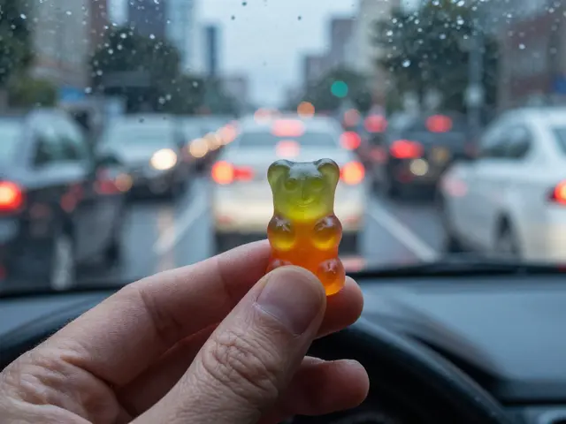 Jezdce za volant s CBD žvýkacími bonbóny: Je to bezpečné?