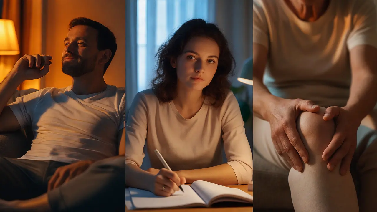 Různé reakce uživatelů na dávku kanabinoidu: relaxace, neutrality a úleva